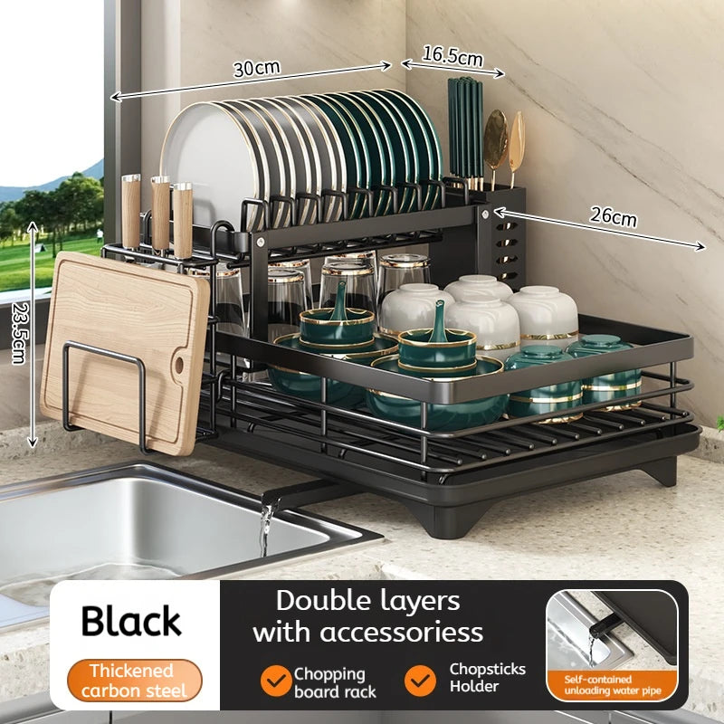 Stainless Steel Dish Drying Rack Adjustable
