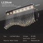 Suspension Lighting Living Room Pendant Lamp for Kitchen Over the Table Crystal Chandelier Pendants