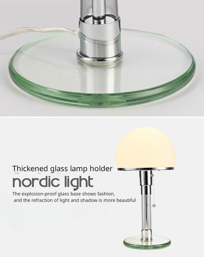 White Table Lamp Danish Designer Nordic Bedside, Living Room