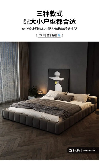 Bedroom Unique Bed Aesthetic Modern Double Bed Luxury Sleeping