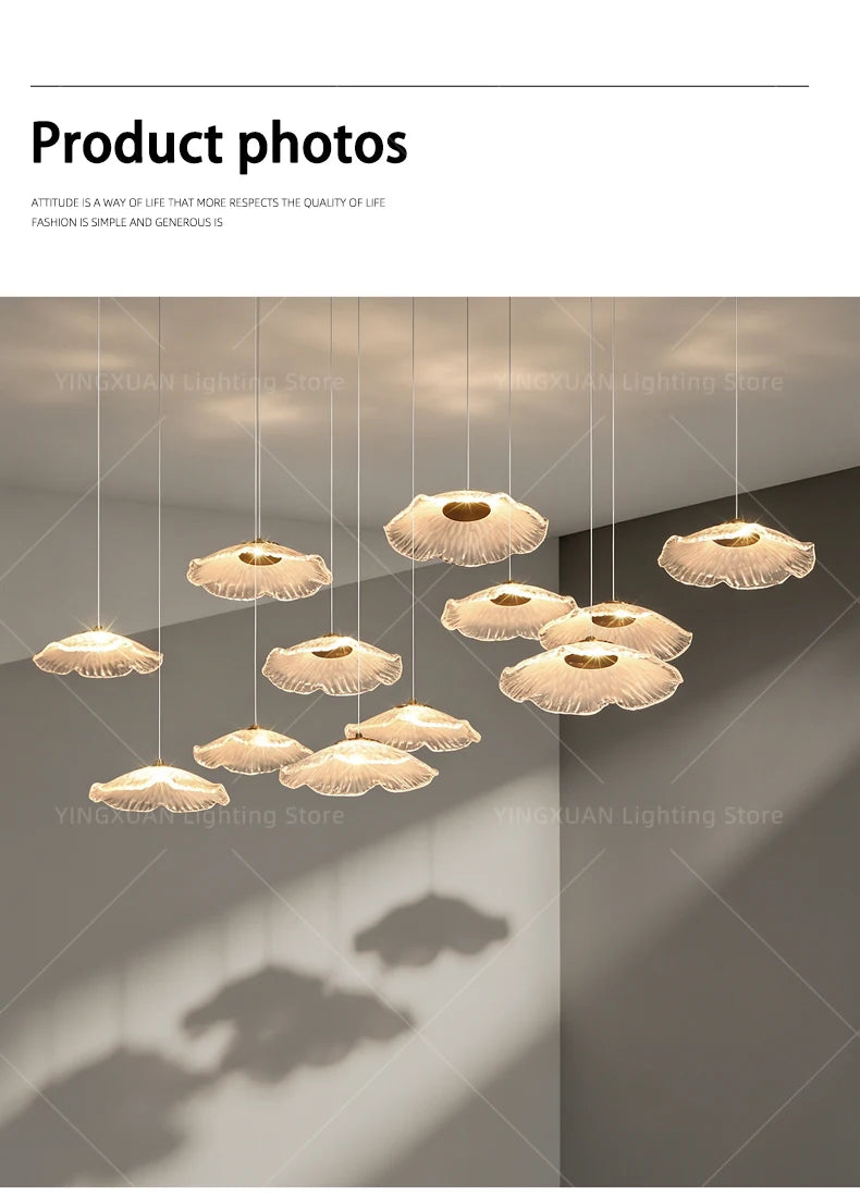 Ceiling Pendant Lamp Glass Suspension Light Dining Table, Kitchen Island bar, Pendant Light for Dining Room