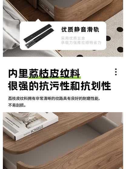 Modern Minimalist Bedside Table Storage Luxury