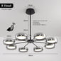 LED Modern Chandelier  With Remote Control 3 Pendant, Minimalist Dining Table Pendant Lights