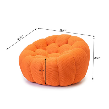 Sdorens 49'' Oversized Boneless Bubble Couch ,Football-Shaped, No Assembly Required