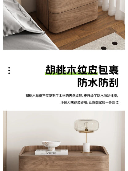 Modern Minimalist Bedside Table Storage Luxury