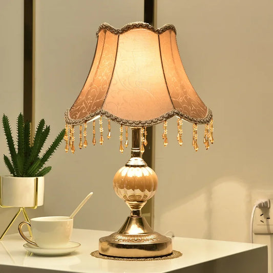 European Style Bedside Lamp Touch, Simple, Modern, Romantic Retro  Bedside Lamp