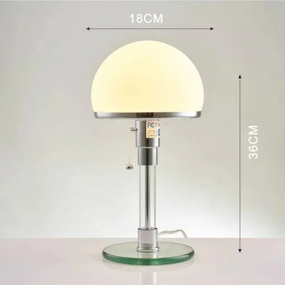 White Table Lamp Danish Designer Nordic Bedside, Living Room