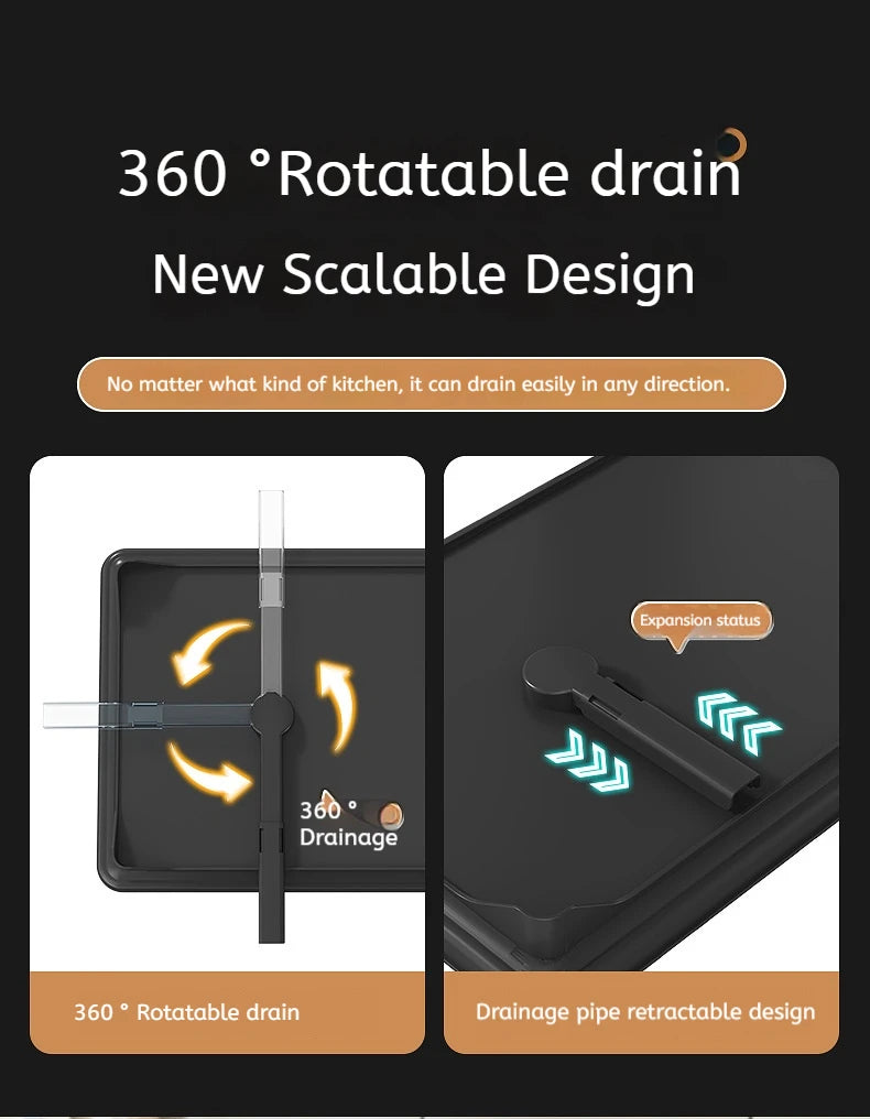 Stainless Steel Dish Drying Rack Adjustable