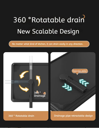 Stainless Steel Dish Drying Rack Adjustable