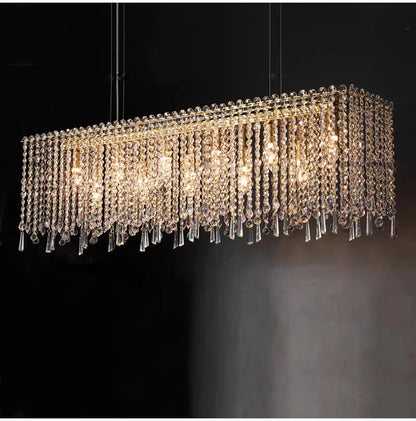 Luxury Crystal Chandeliers Living Room Lights Dining Table Light Chandelier