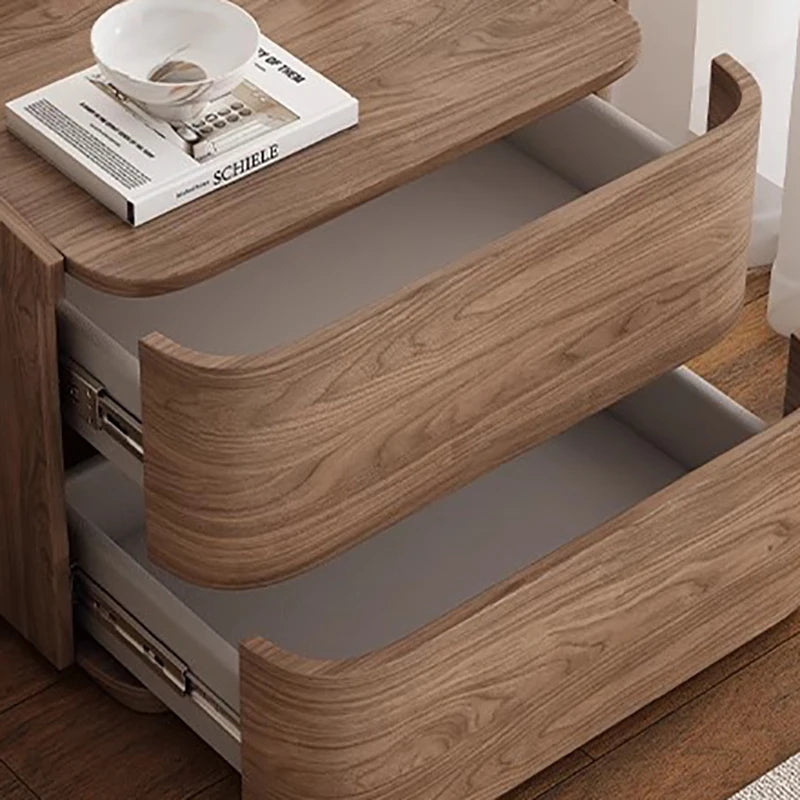 Modern Minimalist Bedside Table Storage Luxury