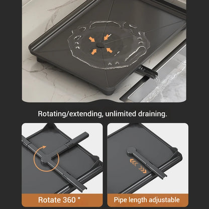 Stainless Steel Dish Drying Rack Adjustable