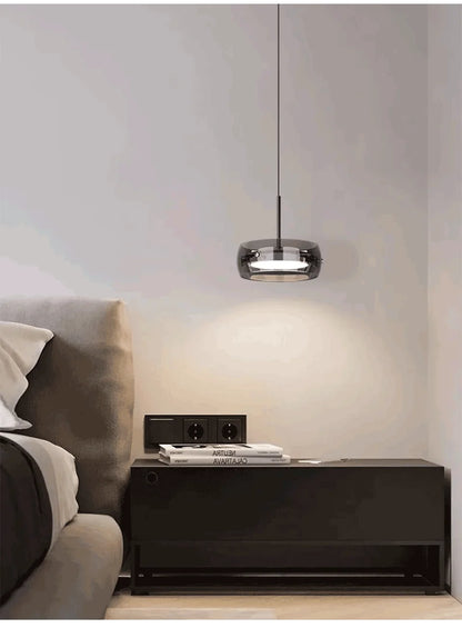 LED Modern Chandelier  With Remote Control 3 Pendant, Minimalist Dining Table Pendant Lights