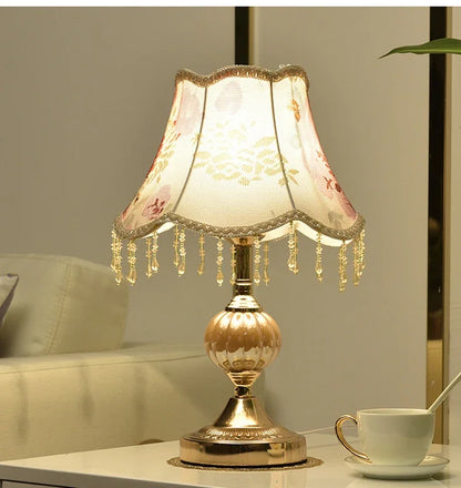 European Style Bedside Lamp Touch, Simple, Modern, Romantic Retro  Bedside Lamp