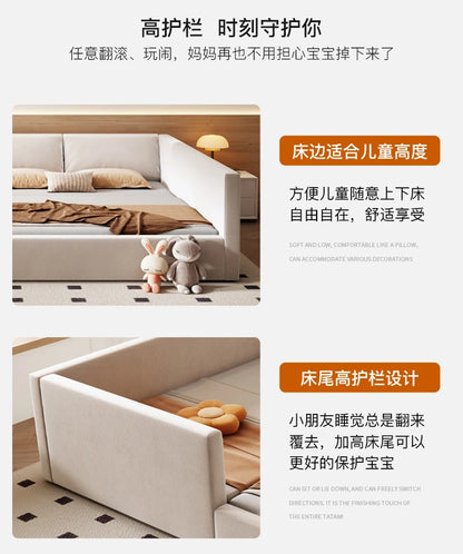 Modern Luxury Frame Rail Multifunctional Bed King Size Headboard