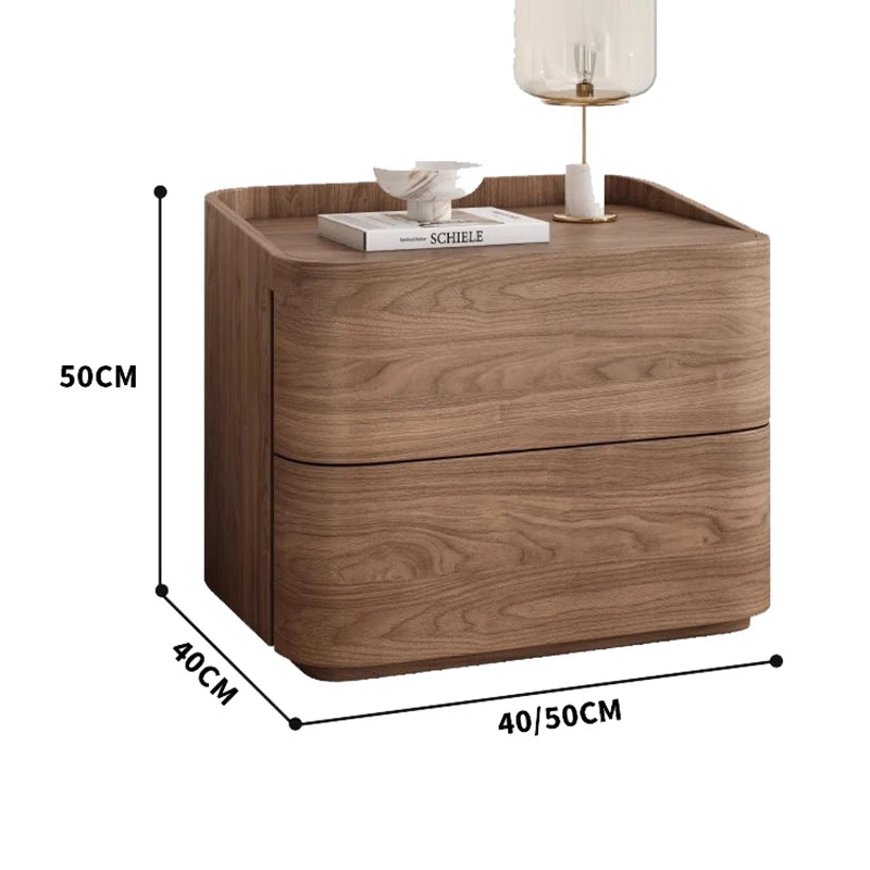 Modern Minimalist Bedside Table Storage Luxury
