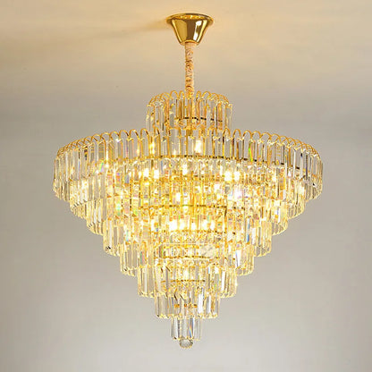 Luxury French Gold Crystal Chandeliers Lighting for Living Room Ceiling Pendant,  Dining Table Light Fixtures