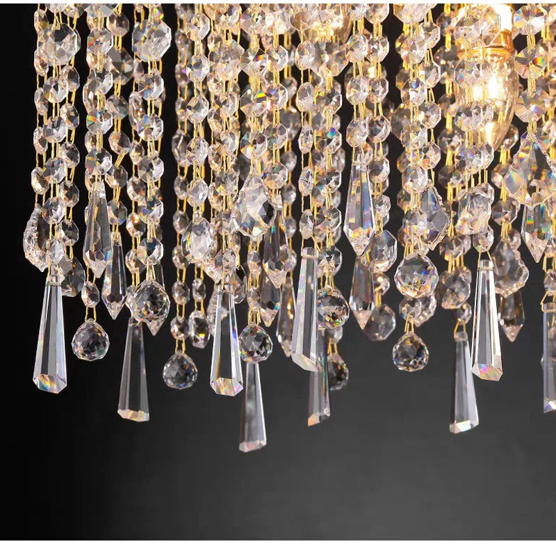 Luxury Crystal Chandeliers Living Room Lights Dining Table Light Chandelier