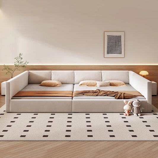 Modern Luxury Frame Rail Multifunctional Bed King Size Headboard