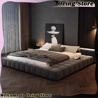 Bedroom Unique Bed Aesthetic Modern Double Bed Luxury Sleeping