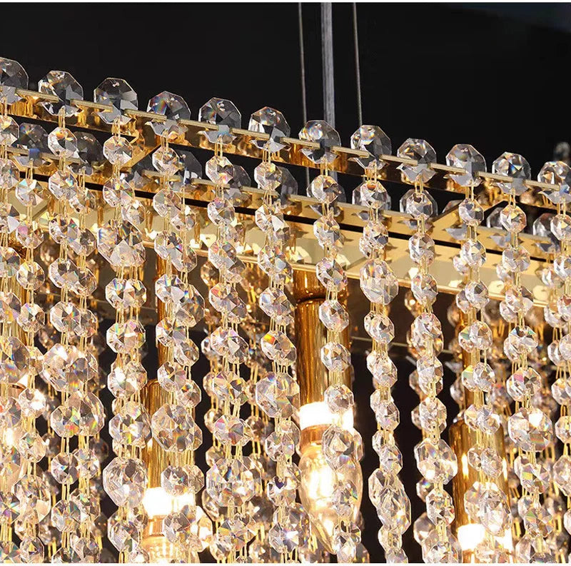Luxury Crystal Chandeliers Living Room Lights Dining Table Light Chandelier