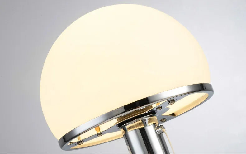 White Table Lamp Danish Designer Nordic Bedside, Living Room