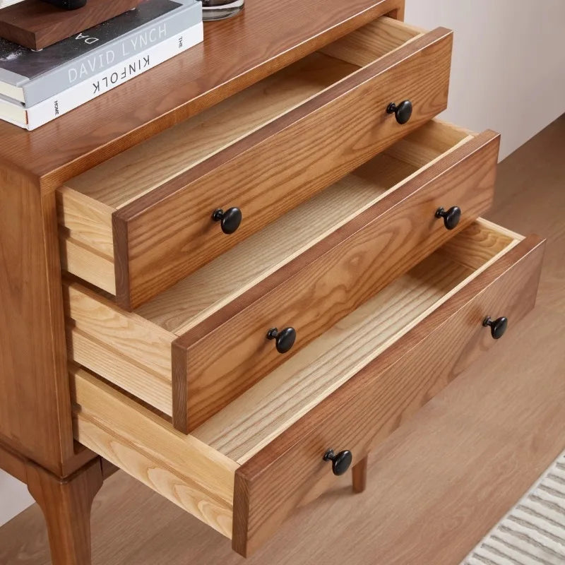 Wooden Bedside Tables Multifunction Nightstands Modern Storage