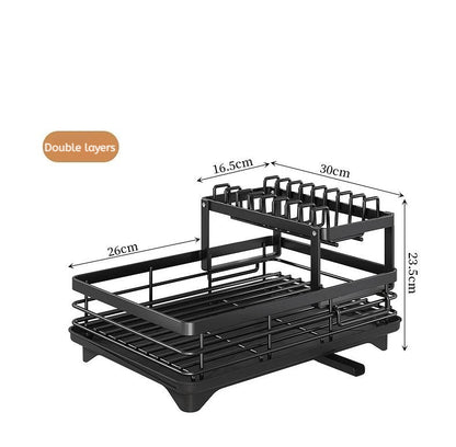 Stainless Steel Dish Drying Rack Adjustable