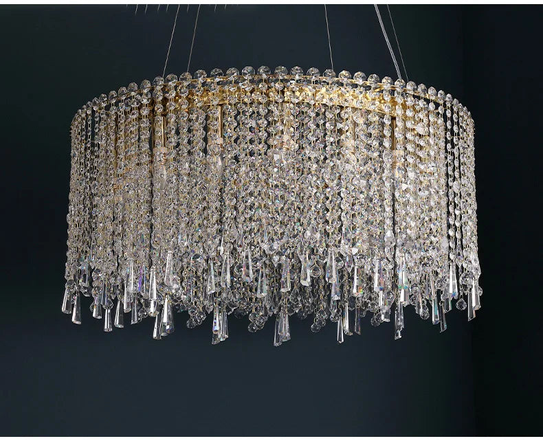 Luxury Crystal Chandeliers Living Room Lights Dining Table Light Chandelier