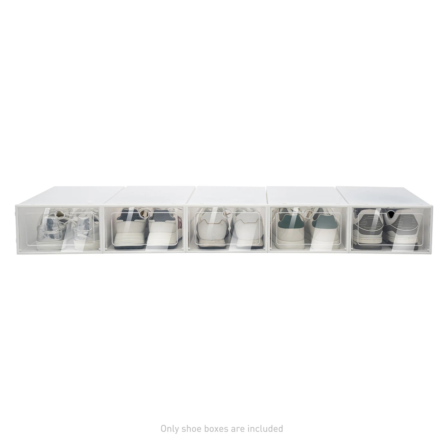 20PCS/24PCS Foldable Flip Clear Shoe Case Home Organizer 33*23*14cm