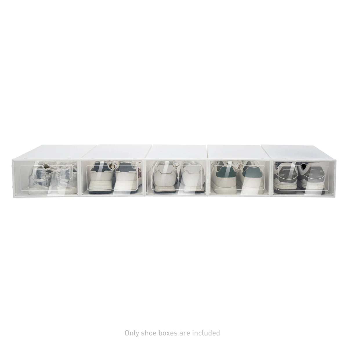20PCS/24PCS Foldable Flip Clear Shoe Case Home Organizer 33*23*14cm