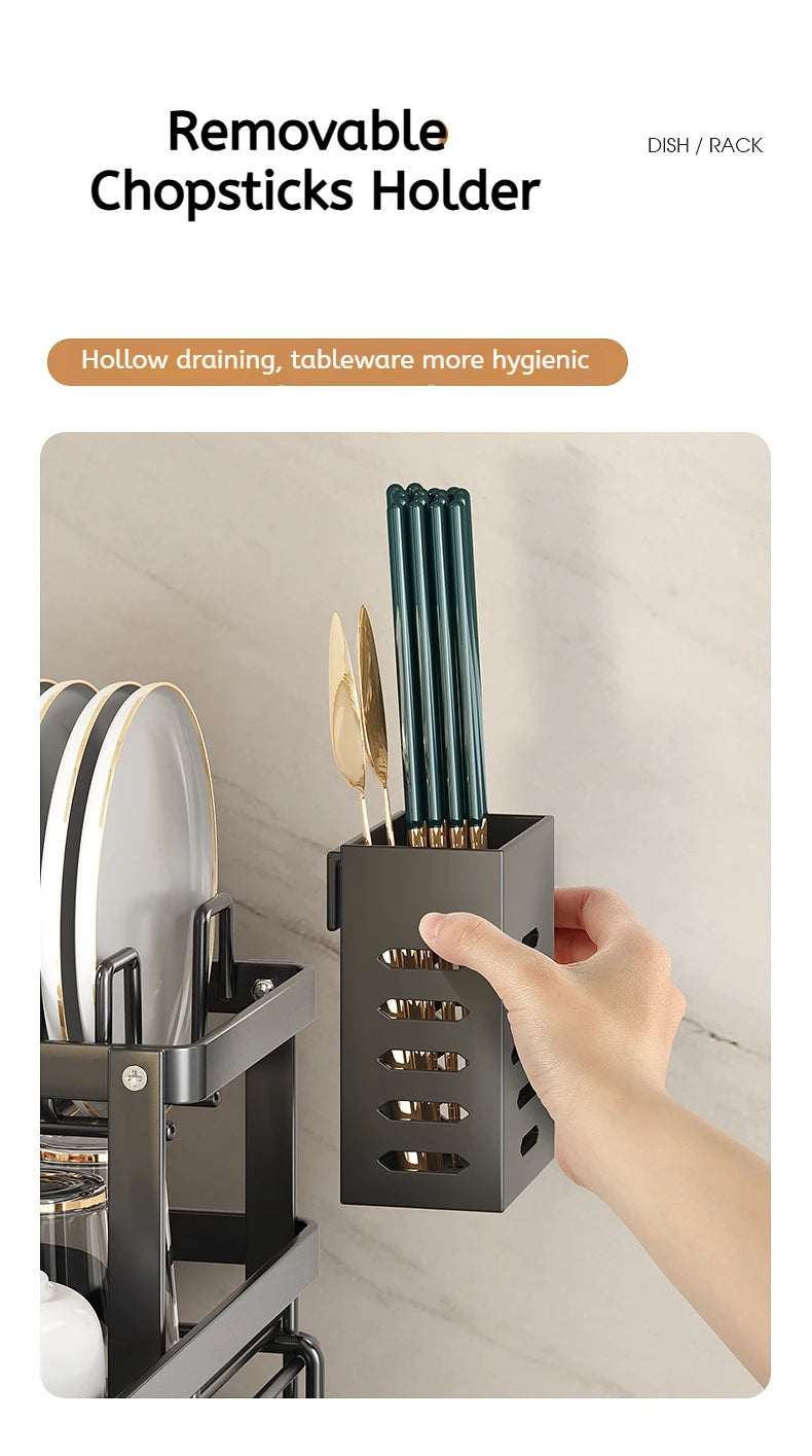Stainless Steel Dish Drying Rack Adjustable