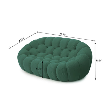 Modern Curved Boneless Sofa
