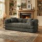 Queen Size 79' Convertible Couch 4-in-1 Folding Corduroy Futon Bed