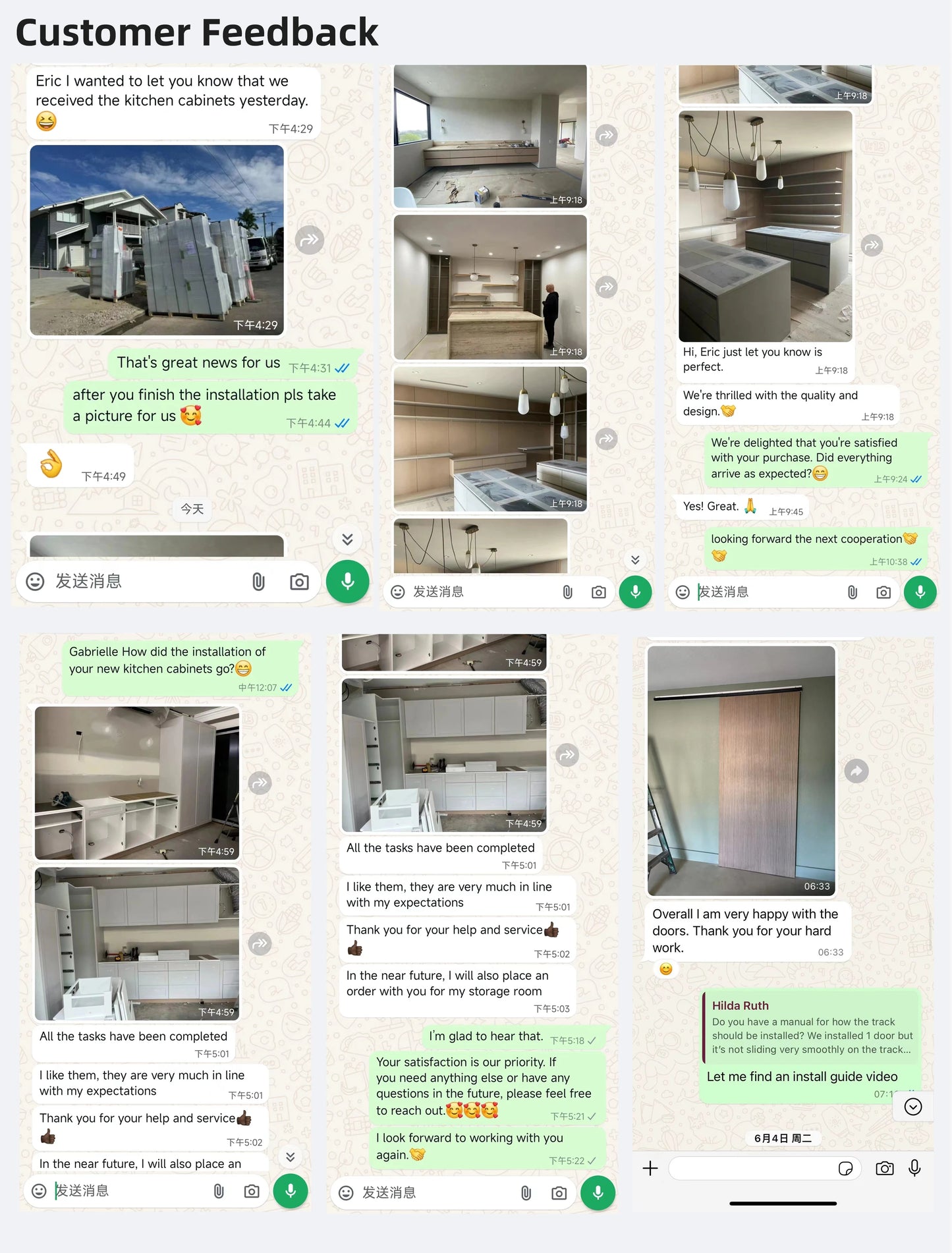 Custom High Quality Italian Luxury Design Furniture Cabinets with Island Kitchen Remodeling Custom Cabinets