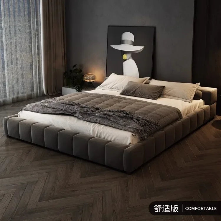 Bedroom Unique Bed Aesthetic Modern Double Bed Luxury Sleeping