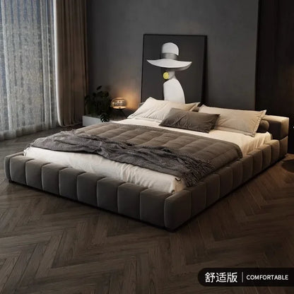 Bedroom Unique Bed Aesthetic Modern Double Bed Luxury Sleeping