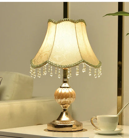 European Style Bedside Lamp Touch, Simple, Modern, Romantic Retro  Bedside Lamp