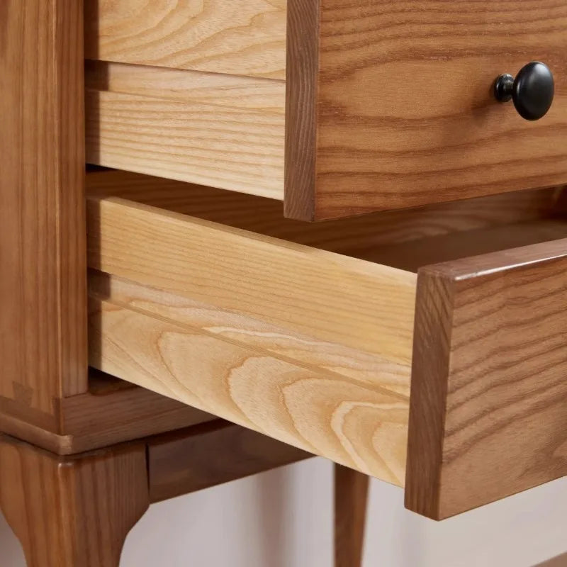 Wooden Bedside Tables Multifunction Nightstands Modern Storage