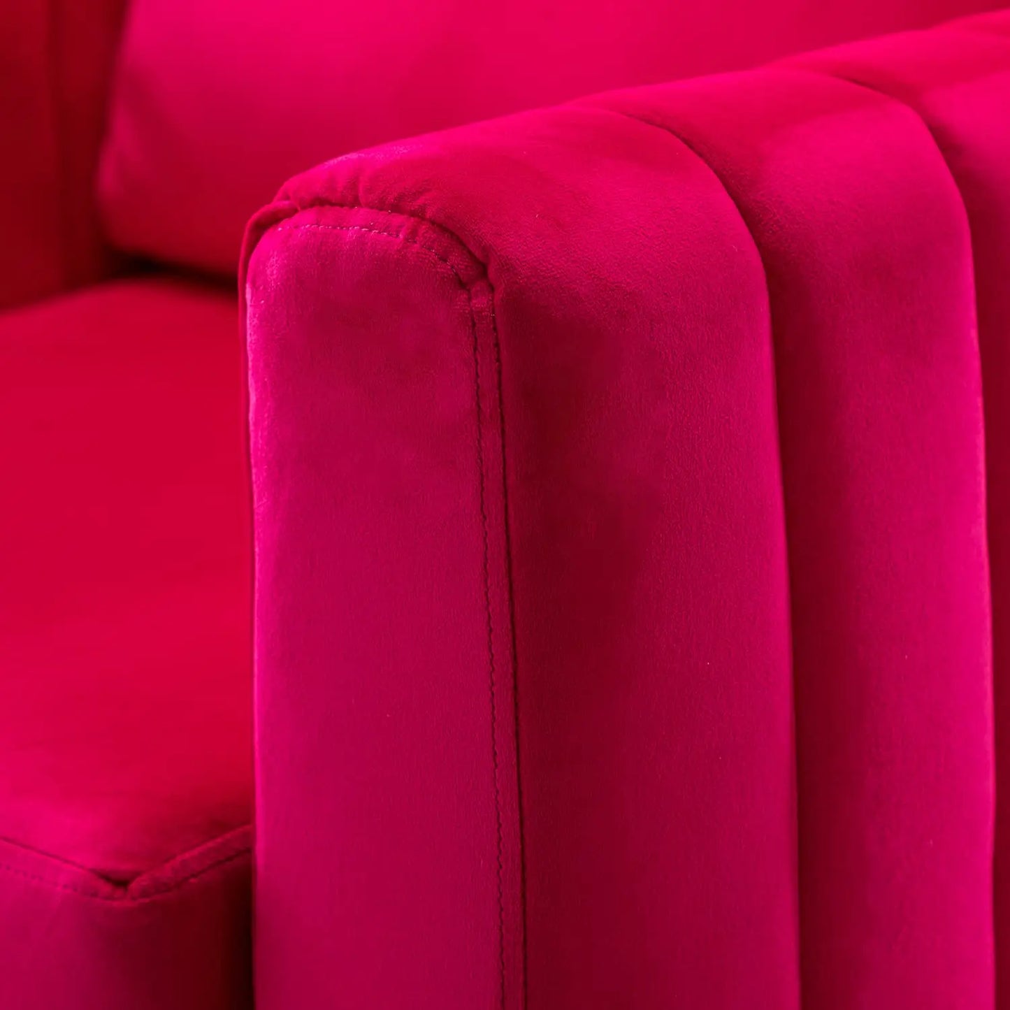 Velvet Accent Chair with Gold Metal Legs, Upholstered Leisure & Reading, Customized