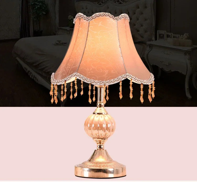 European Style Bedside Lamp Touch, Simple, Modern, Romantic Retro  Bedside Lamp