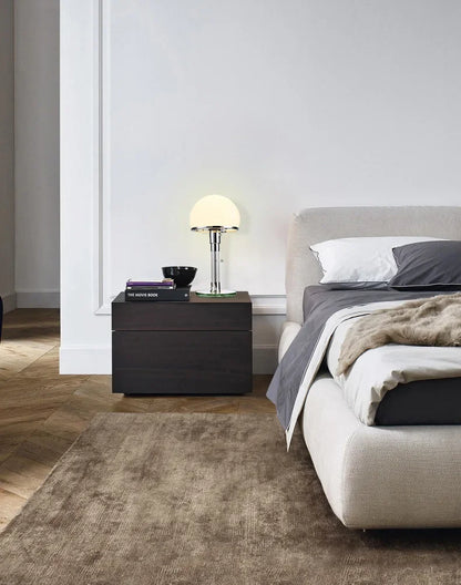 White Table Lamp Danish Designer Nordic Bedside, Living Room