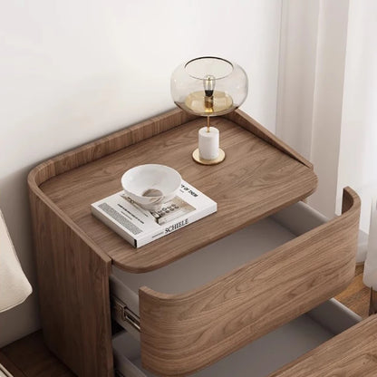 Modern Minimalist Bedside Table Storage Luxury
