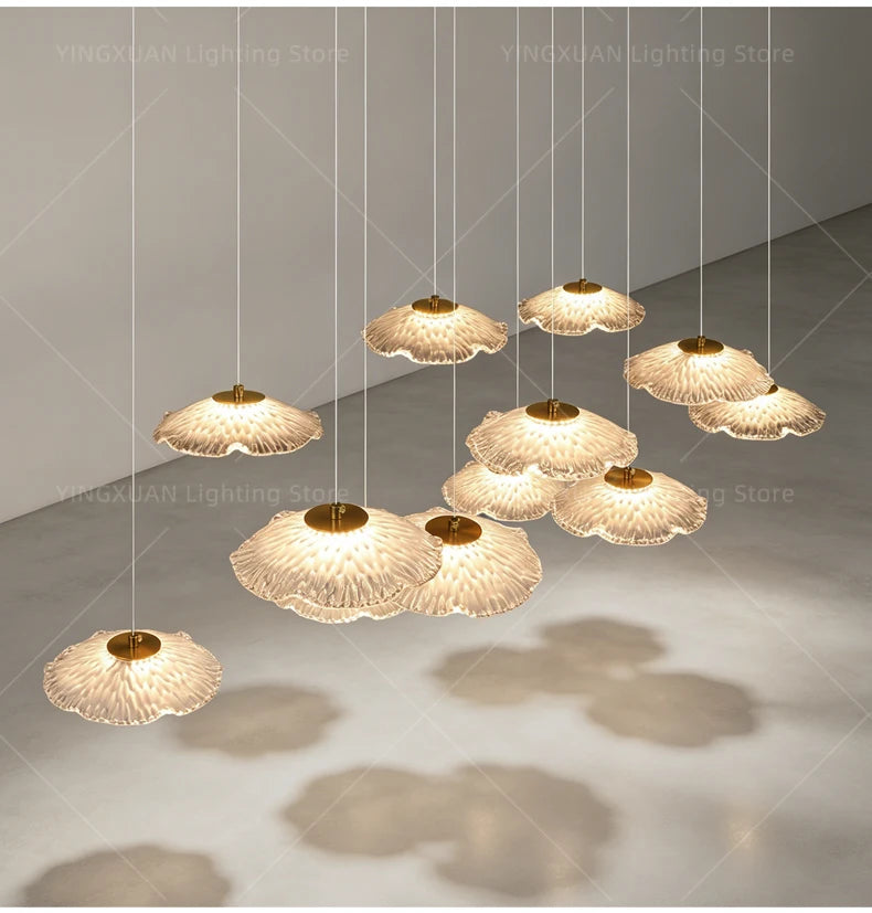 Ceiling Pendant Lamp Glass Suspension Light Dining Table, Kitchen Island bar, Pendant Light for Dining Room