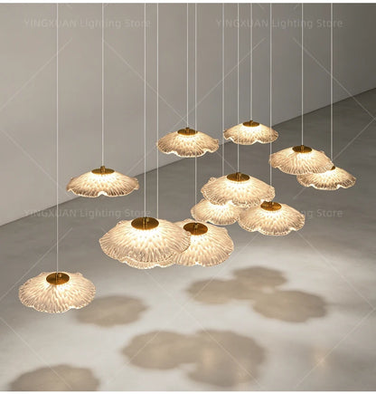 Ceiling Pendant Lamp Glass Suspension Light Dining Table, Kitchen Island bar, Pendant Light for Dining Room