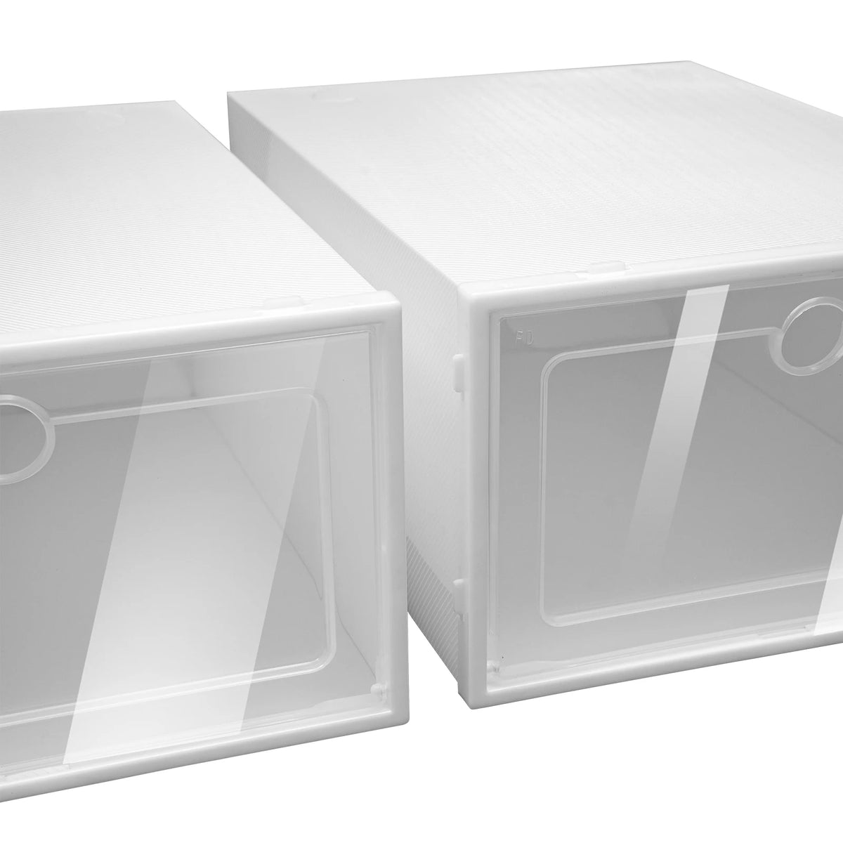 20PCS/24PCS Foldable Flip Clear Shoe Case Home Organizer 33*23*14cm