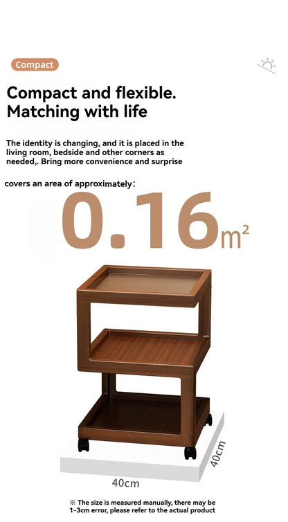 Modern Small Table Bedroom Shelf Sofa Side Side Storage Cabinet  Nightstand