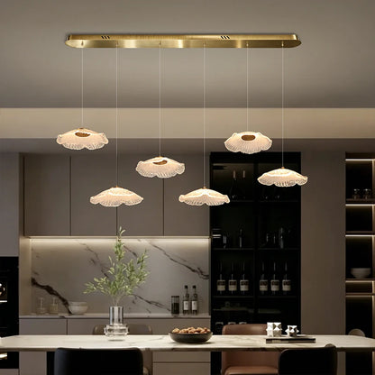 Ceiling Pendant Lamp Glass Suspension Light Dining Table, Kitchen Island bar, Pendant Light for Dining Room