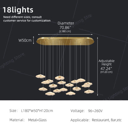 Ceiling Pendant Lamp Glass Suspension Light Dining Table, Kitchen Island bar, Pendant Light for Dining Room