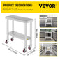 Stainless Steel Kitchen,  Commercial Work Bench Table with Caster Wheels